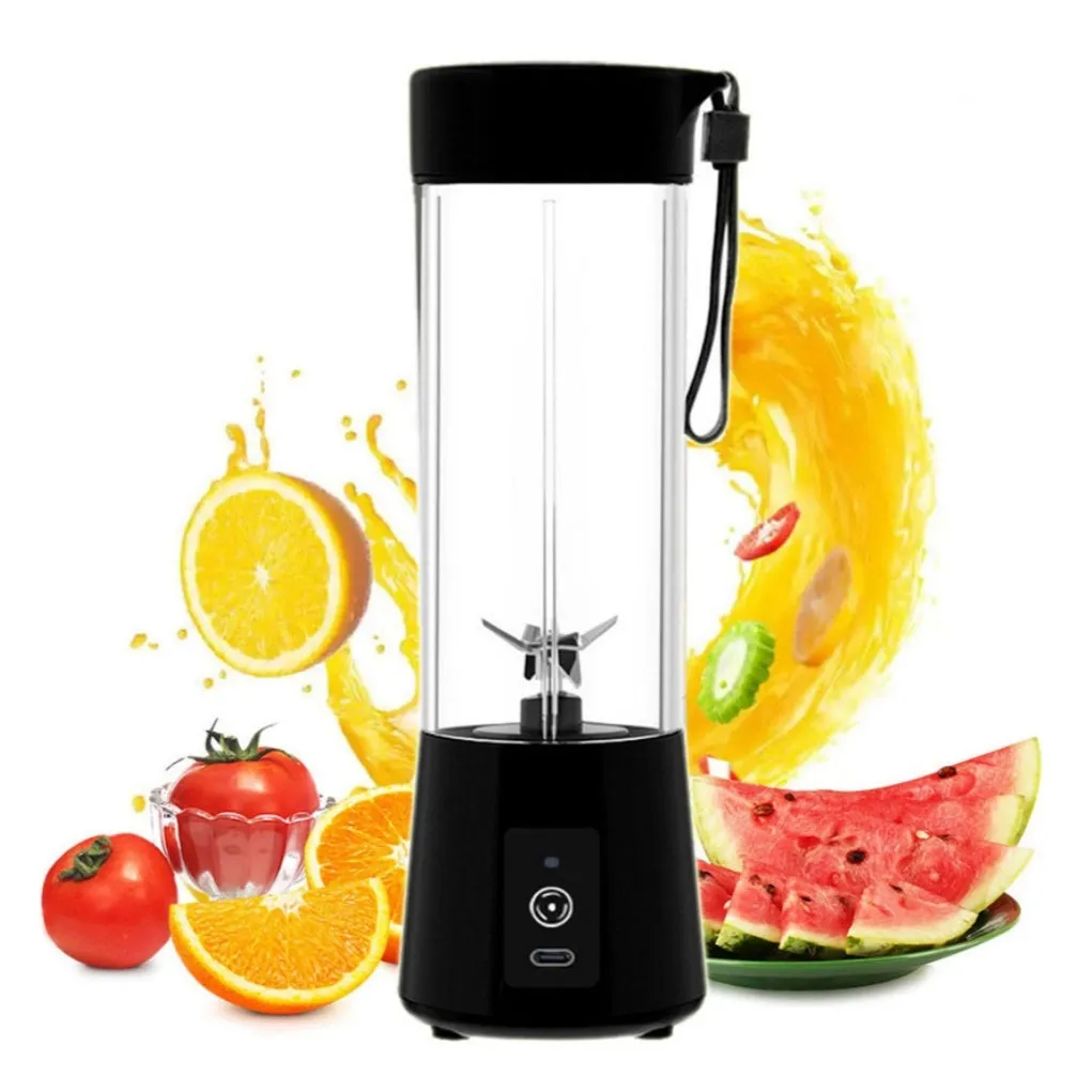 10 Colors Portable Small Electric Juicer Stainless Steel Blade