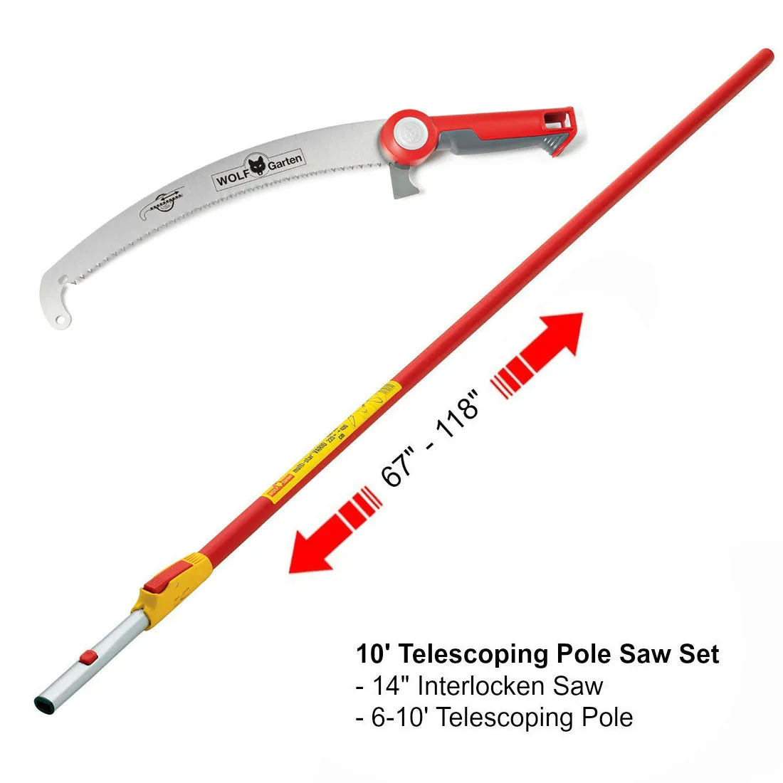 10 ft. Interlocken® Telescoping PRO Saw Set