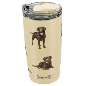 20 Oz Tumbler Chocolate Labrador SERENGETI