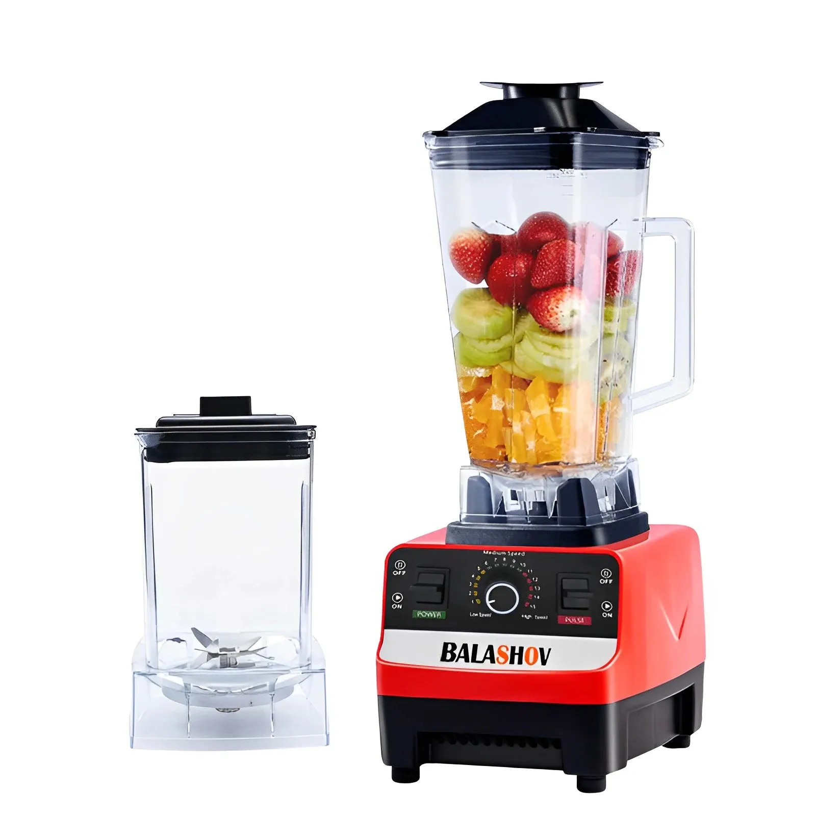 2000W Stationary Blender Heavy Duty Commercial Mixer Ice Smoothies Appliances for Kitchen Professional High Power Food Processor