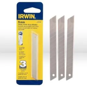 2086300 Irwin Snap Knife Blades,Carbon snap blade refills,One touch dispensing,Bi-metal,9mm3