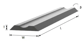 230x14.1x2.56 Terminus Quick Change Knife -BOX OF 10