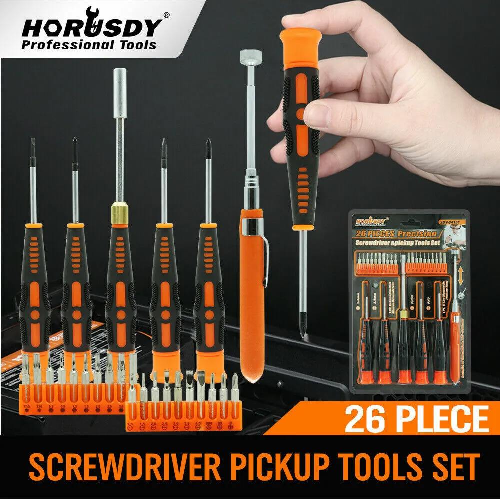 26Pc Precision Screwdriver Set Magnetic Tool Hex Torx Philip