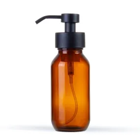 350ml Amber Glass Foamer Bottle (Matte Black Foamer)