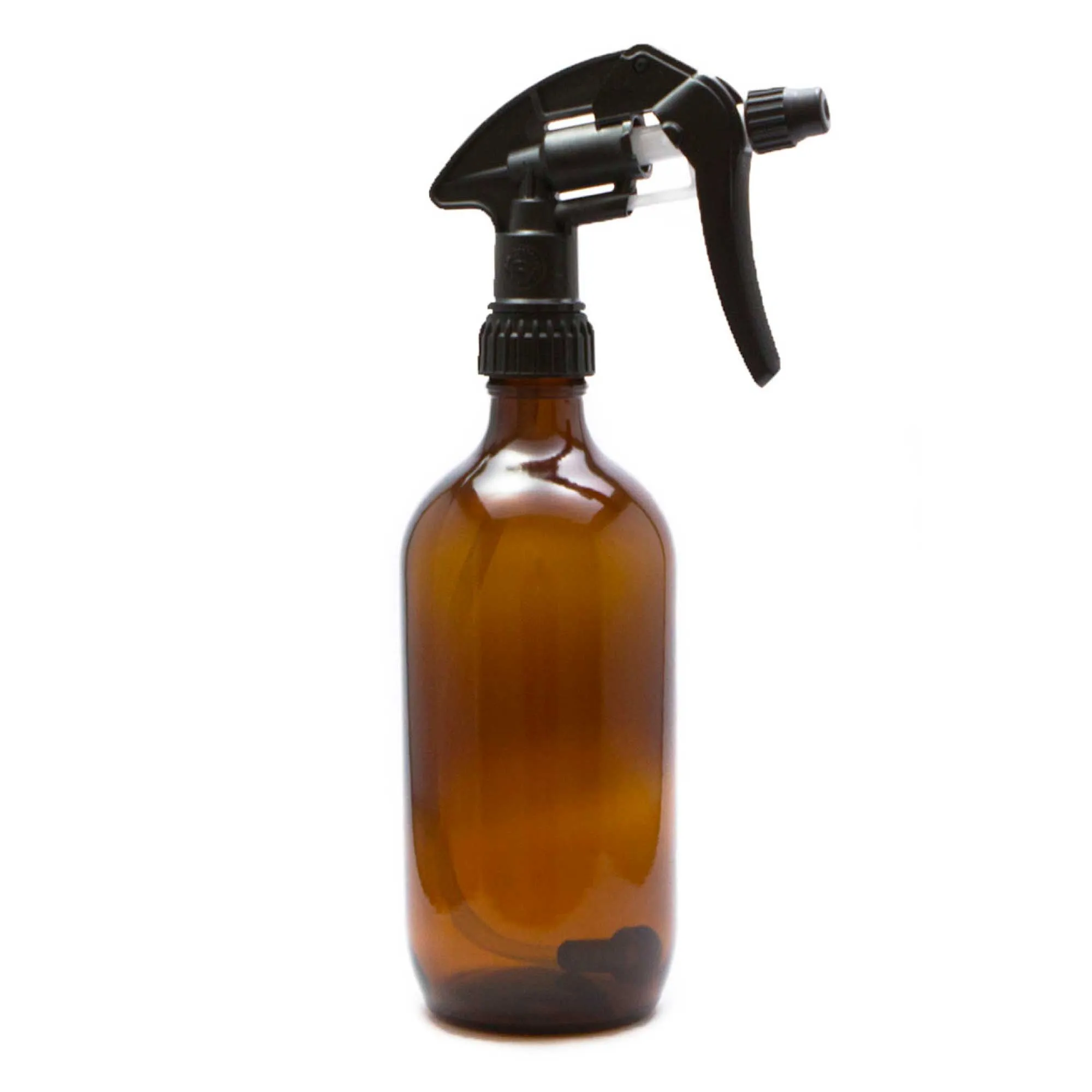 5x 500ml Amber Glass Spray Bottle   Trigger - Refillable Oil Dispenser