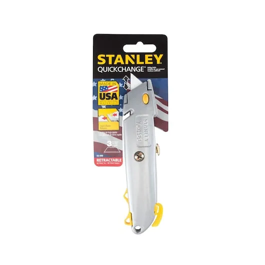 6-3/8 in Quick Change Retractable Utility Knife