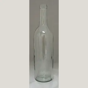 750mL Clear Bordeaux Bottles, 12/Case