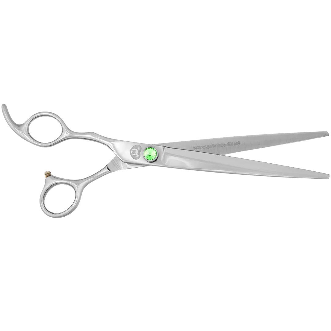 8" Lefty Straight Grooming Shears by PetStore.Direct