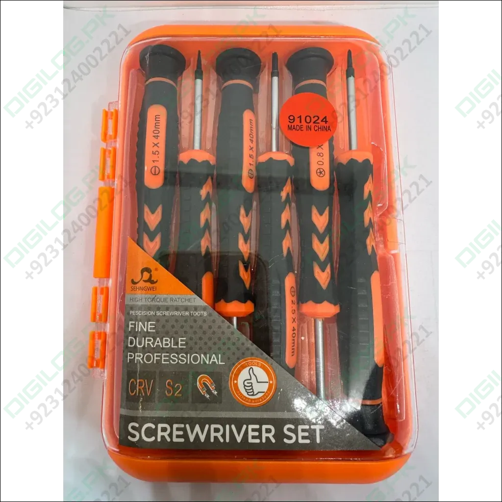 91024 6pcs Professional Mobile Repairing Tools Screwdrivers Set Kit Pack