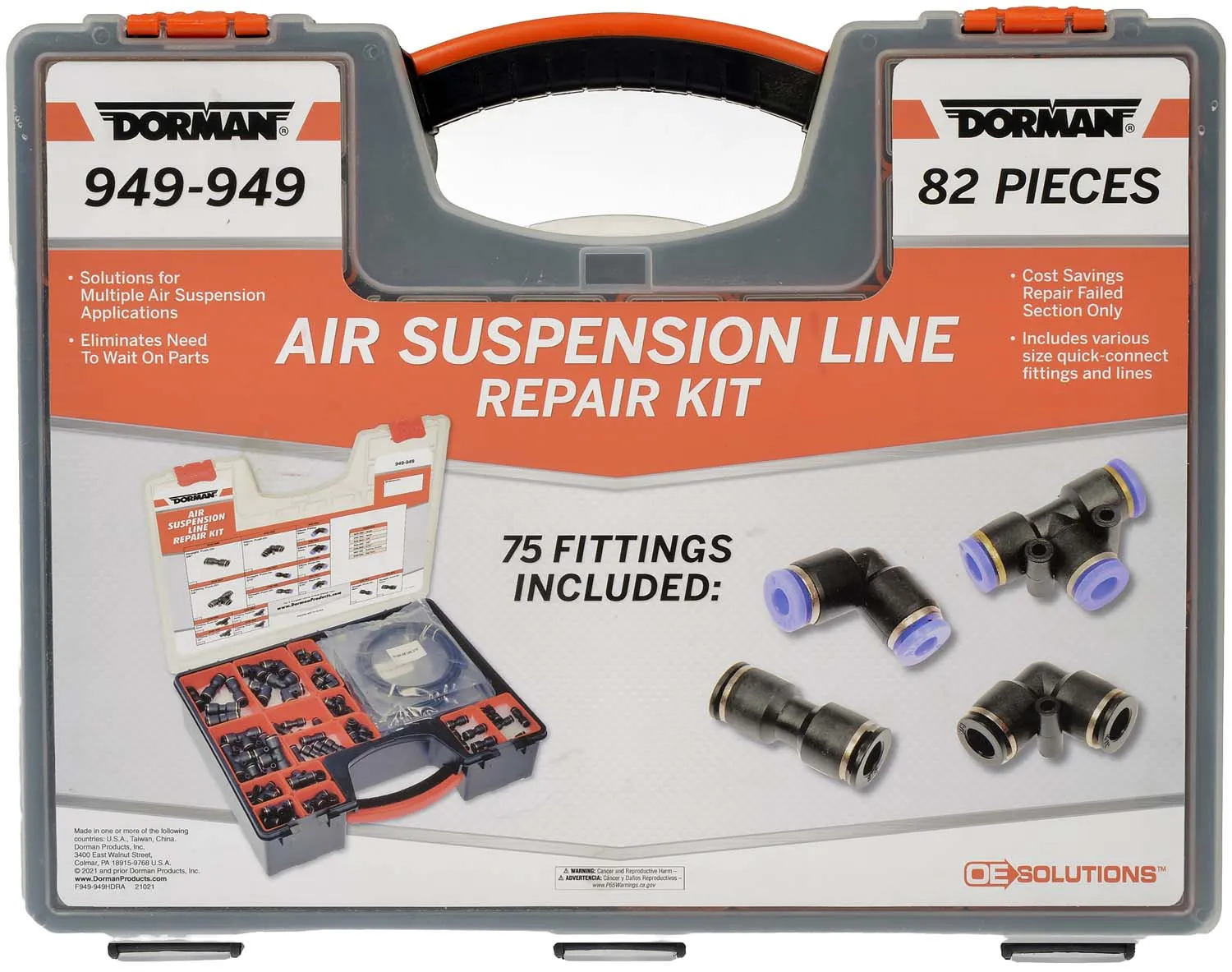 Air Ride Compressor Line Repair Kit