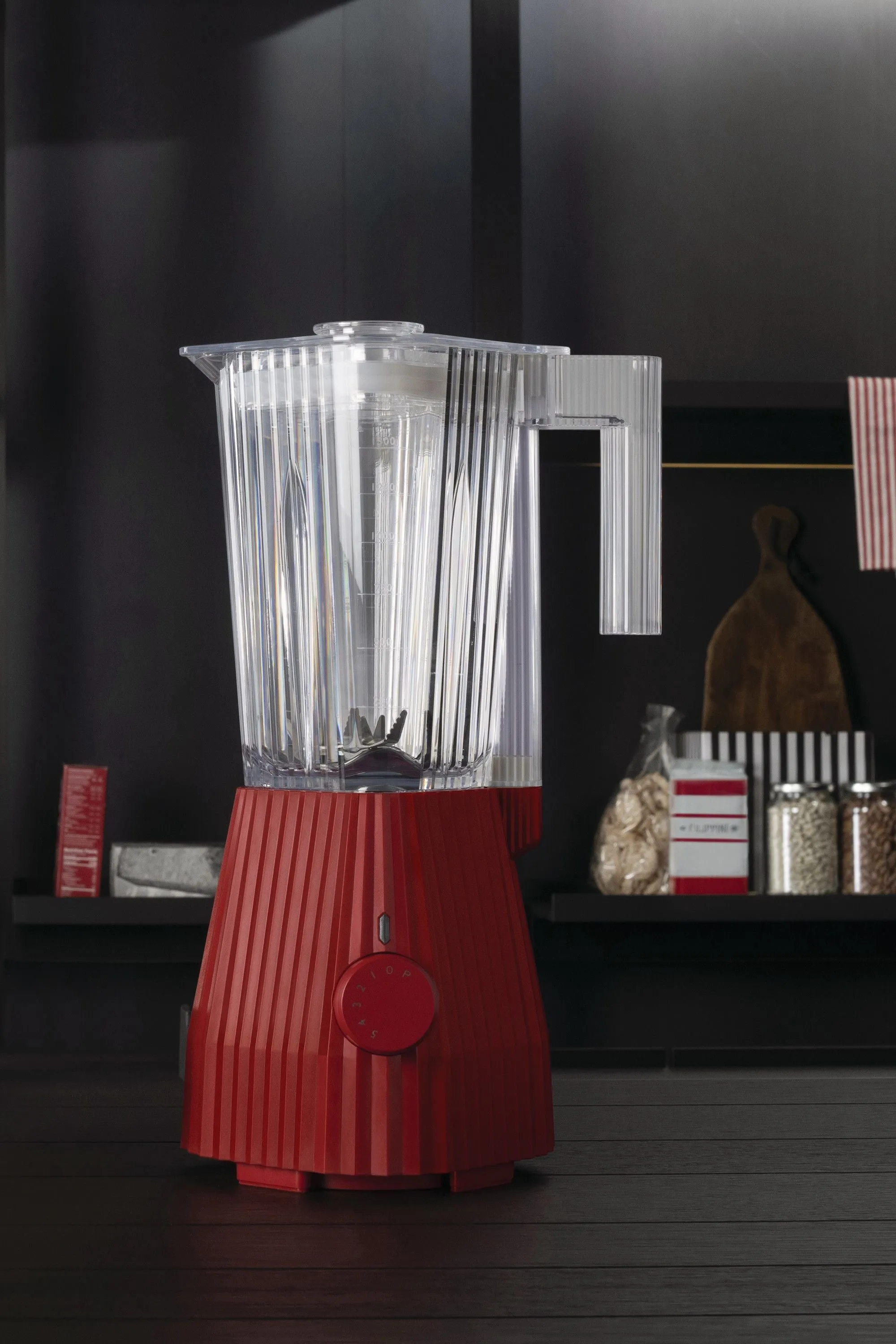 Alessi Plissé Blender, Red