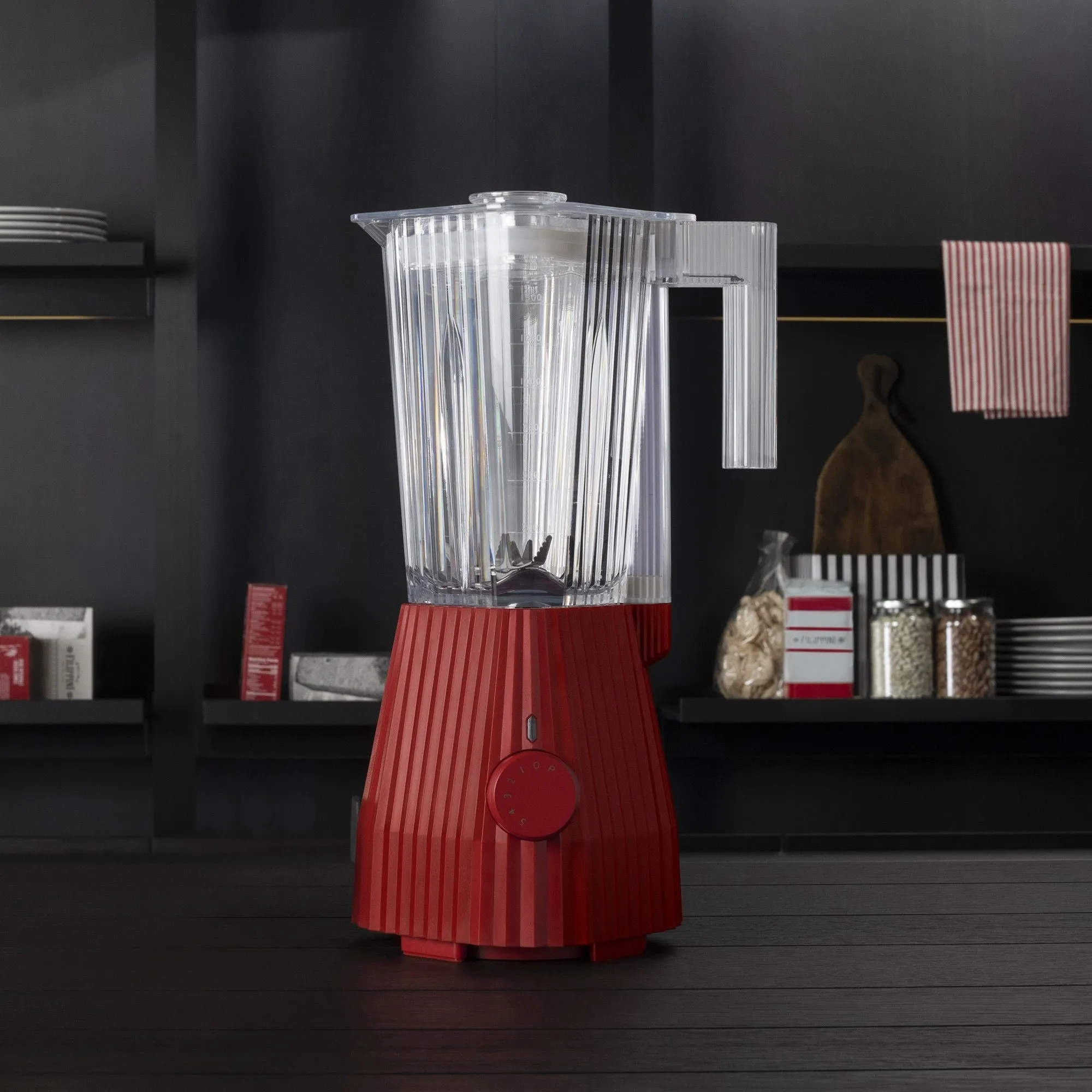 Alessi Plissé Blender, Red