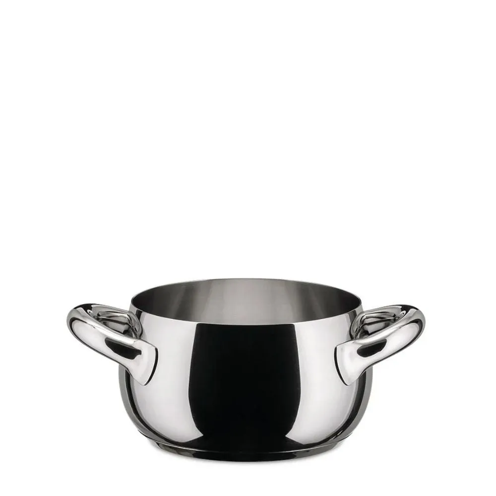 Alessi SG101 Mami steel casserole with two handles