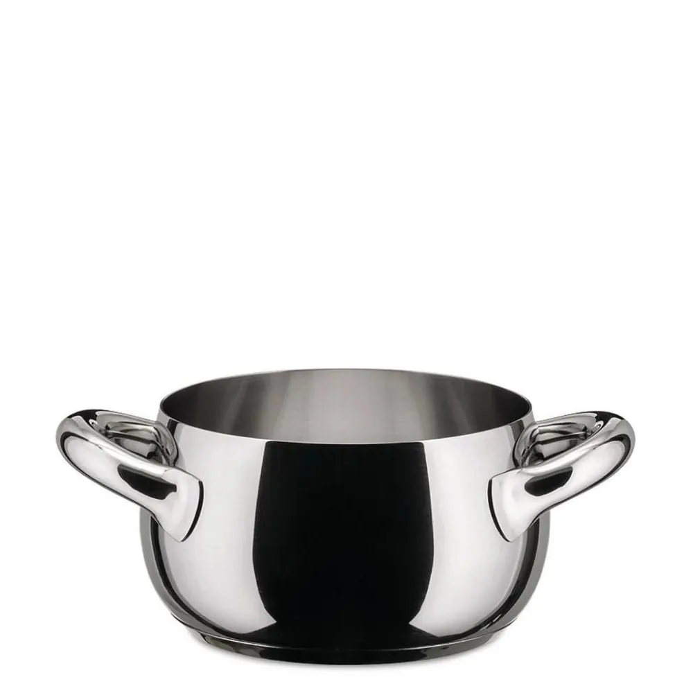 Alessi SG101 Mami steel casserole with two handles