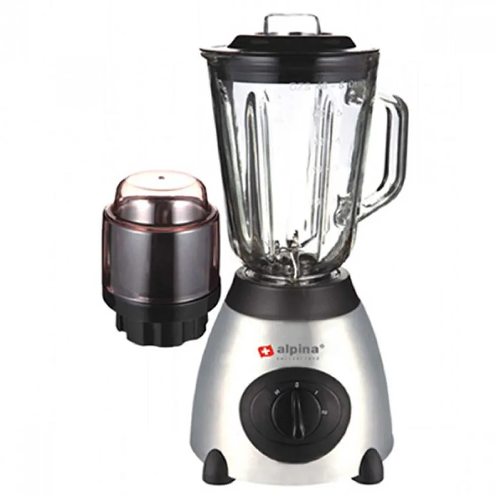 Alpina Glass Jar Blender & Grinder 500W (SF-1012)