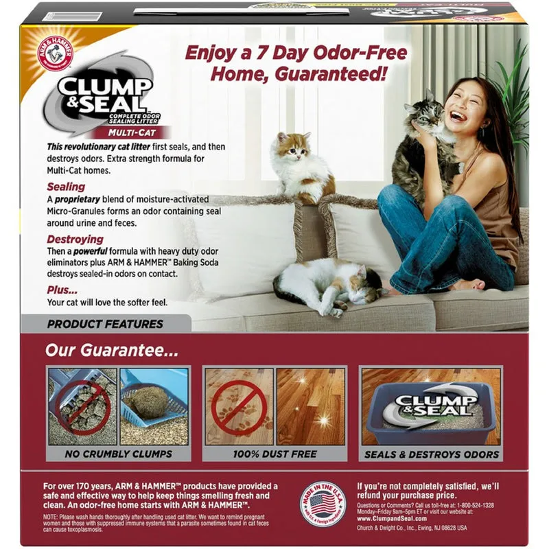 Arm & Hammer Clump & Seal Cat Litter 14 lb