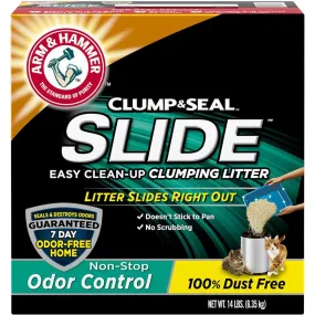 Arm & Hammer Slide Non-Stop Odor Control Clumping Cat Litter 14 lb