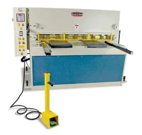 Baileigh Industrial 220V 3Phase Heavy Duty Hydraulic Shear. 52" Length 3 (1/4") Gauge Mild Steel Capacity