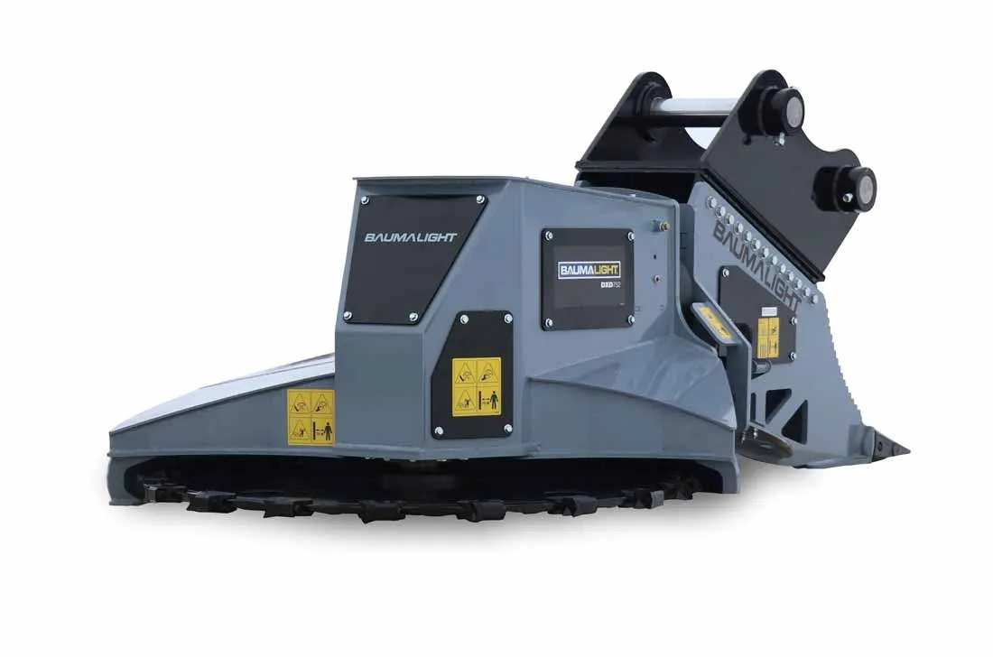 Baumaligh 360° Rotating Tree Saw | Model DXD752/T590 |15,000LBS-42,000LBS | 25-50GPM | For Excavator