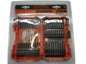 Black Decker 46-Piece Screwdriver and Drill Bit Set