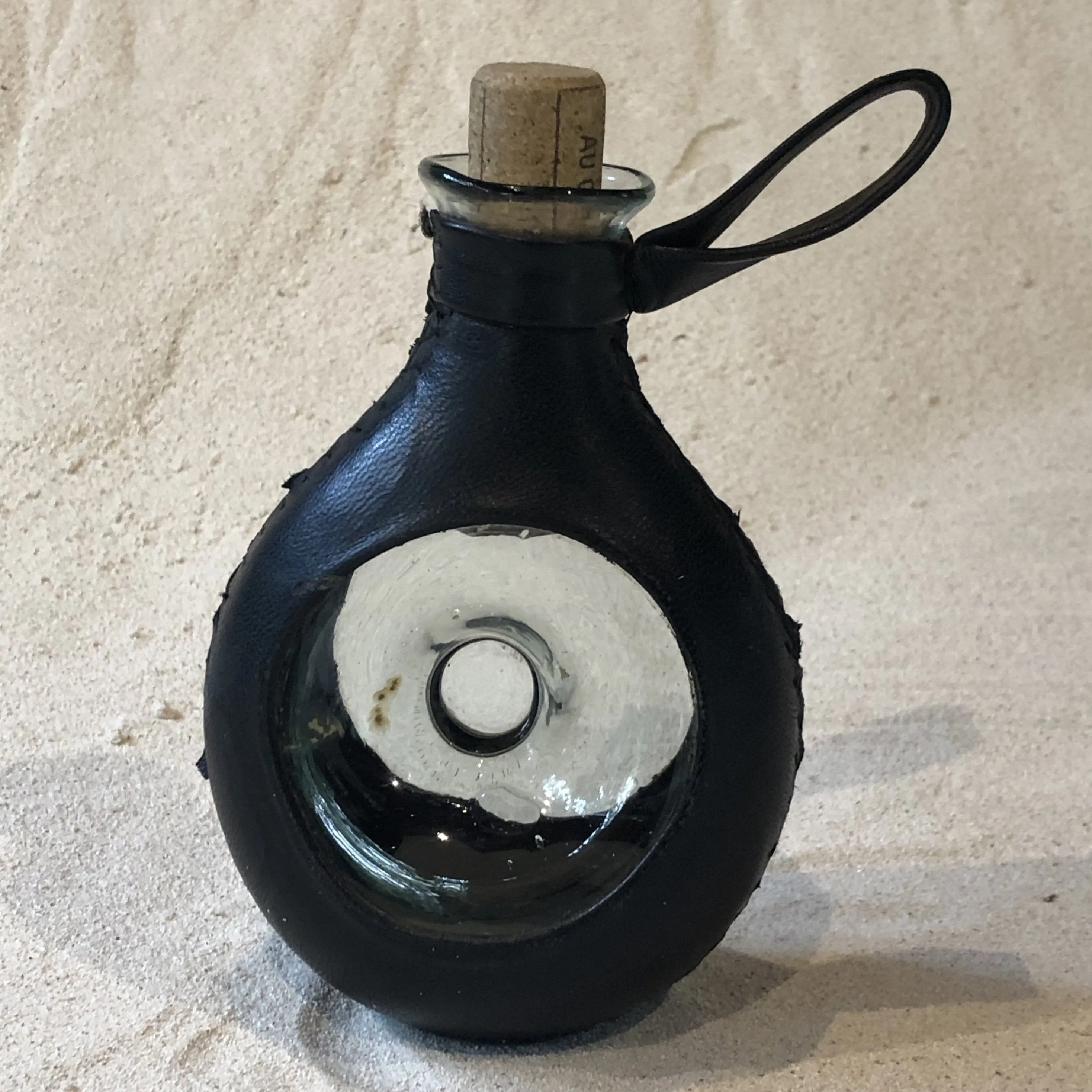 Blown glass - hip flask