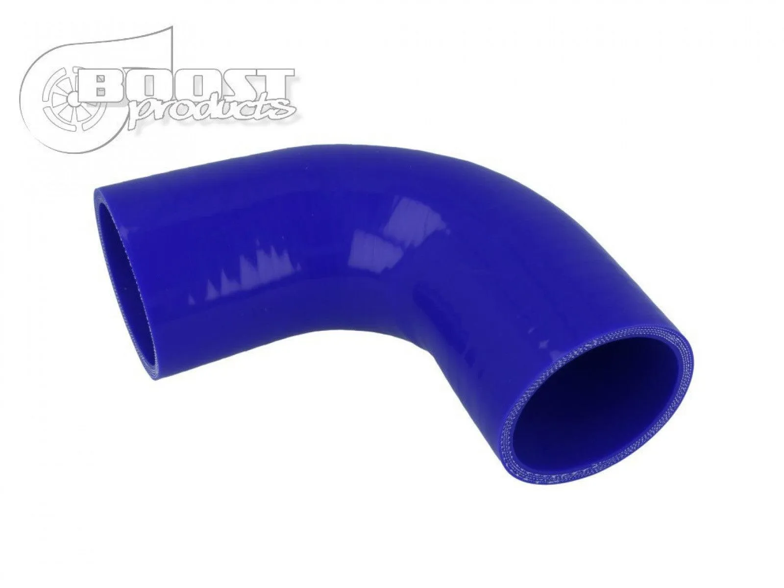 BOOST Products Silicone Elbow 90 Degrees, 83mm (3-1/4") ID, Blue