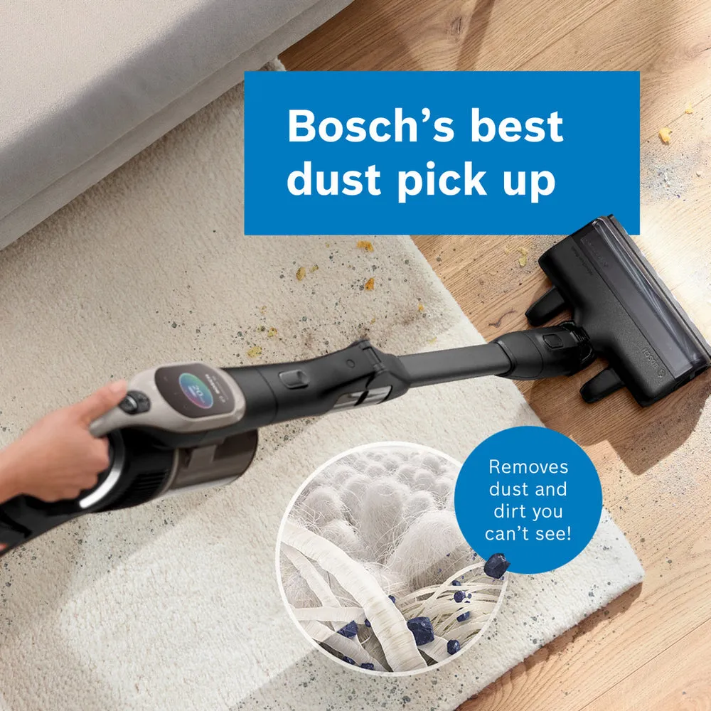 Bosch BBS1041GGB Unlimited 10 Cordless Vacuum Cleaner up to 80 Minutes Runtime Graphite