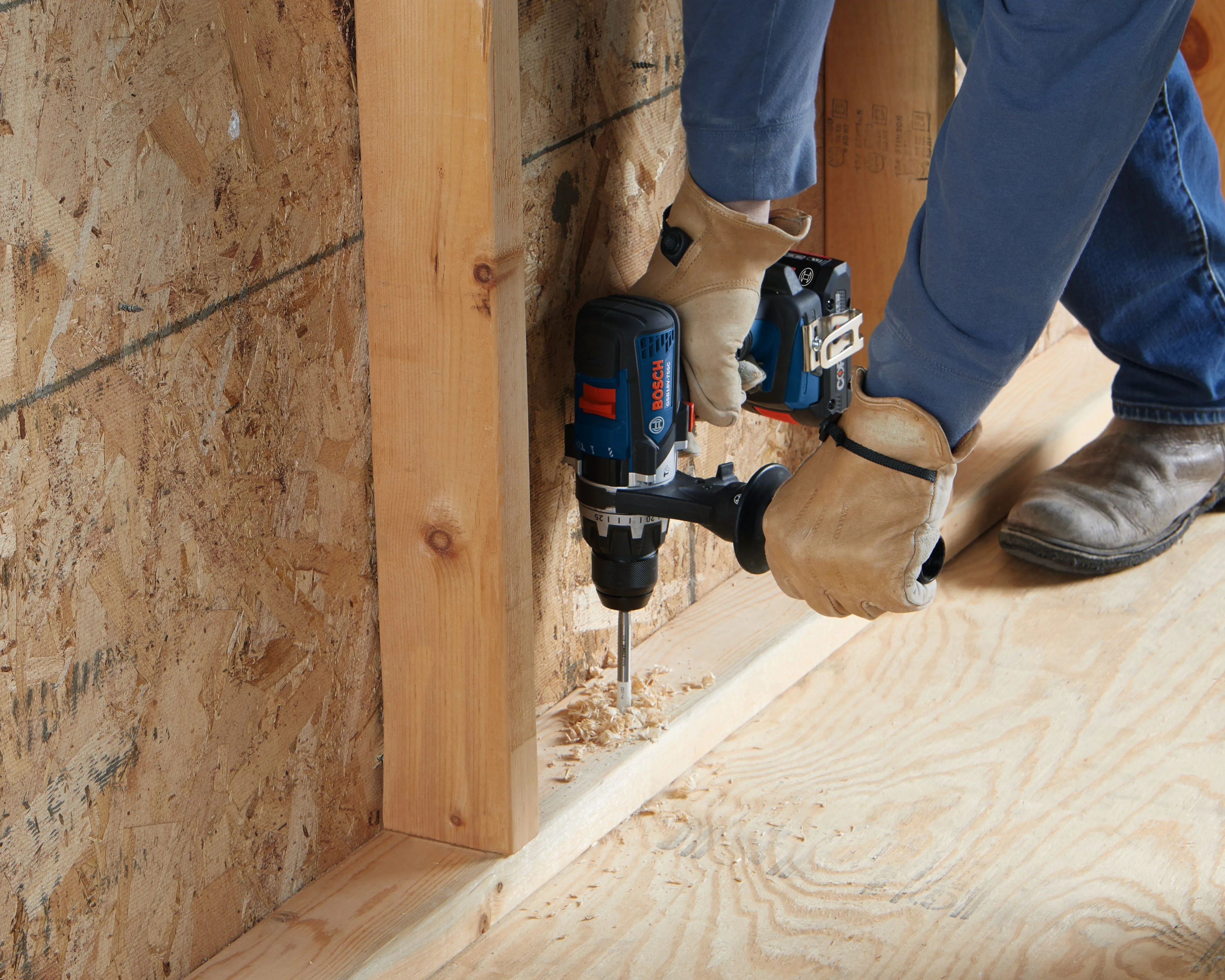 BOSCH GSB18V-755CN 18V EC Brushless Connected-Ready Brute Tough 1/2 In. Hammer Drill/Driver (Bare Tool)