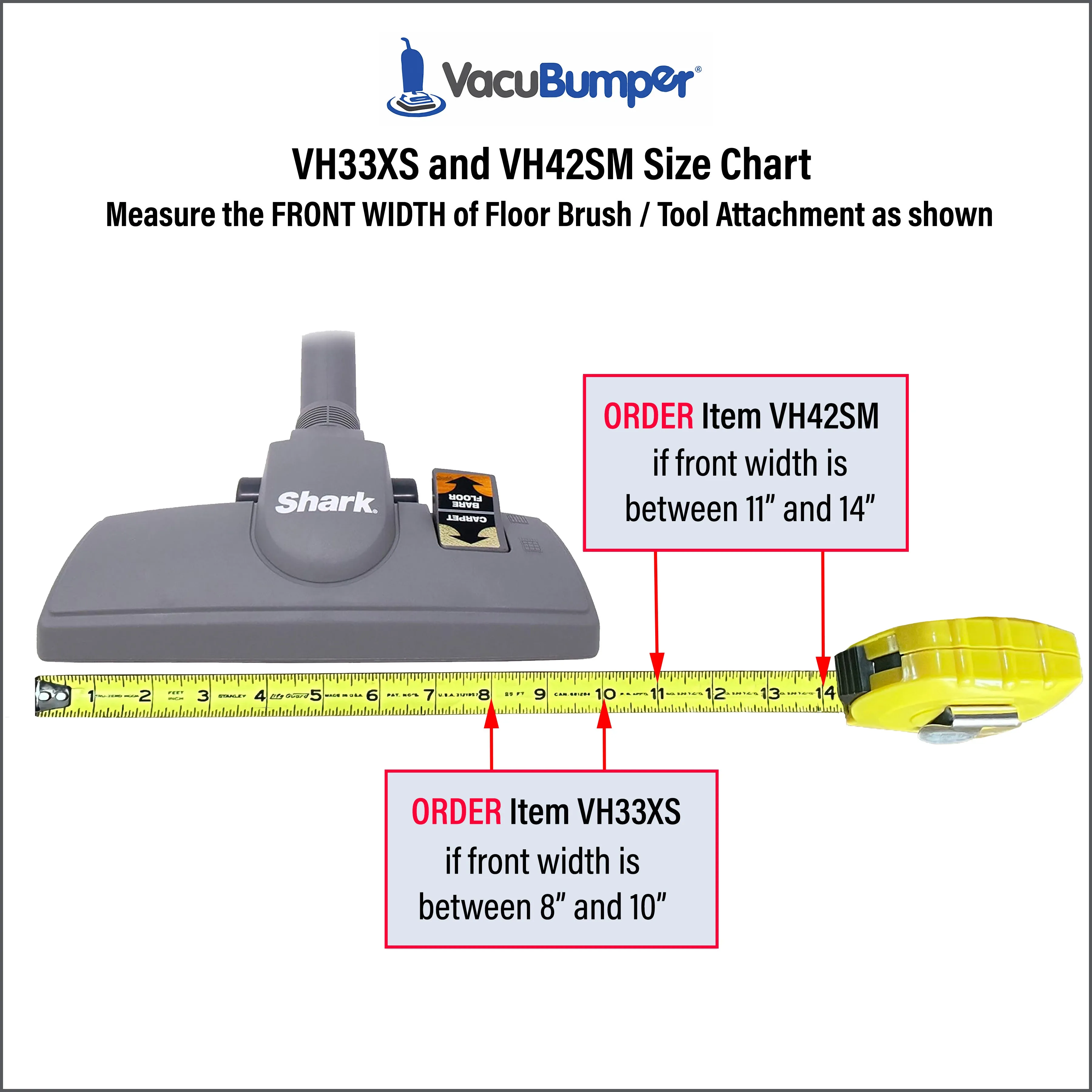 Bumper Guard for Extra Small Floor Brushes - Item #VH33XS