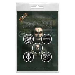 Button Badge Set - Cradle of Filth - Hammer of the Witches - Dani