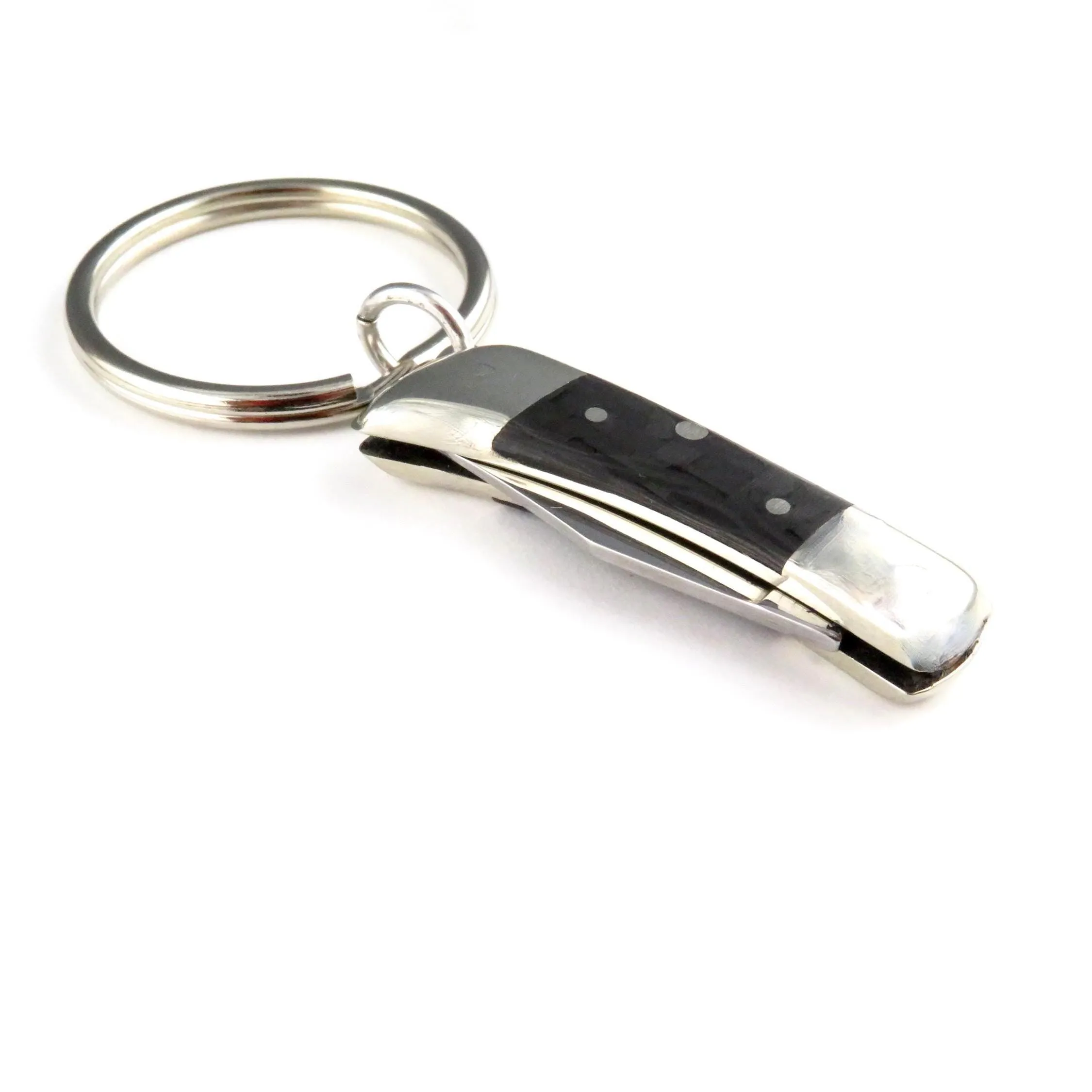 Carbon Resin Knife Keyring