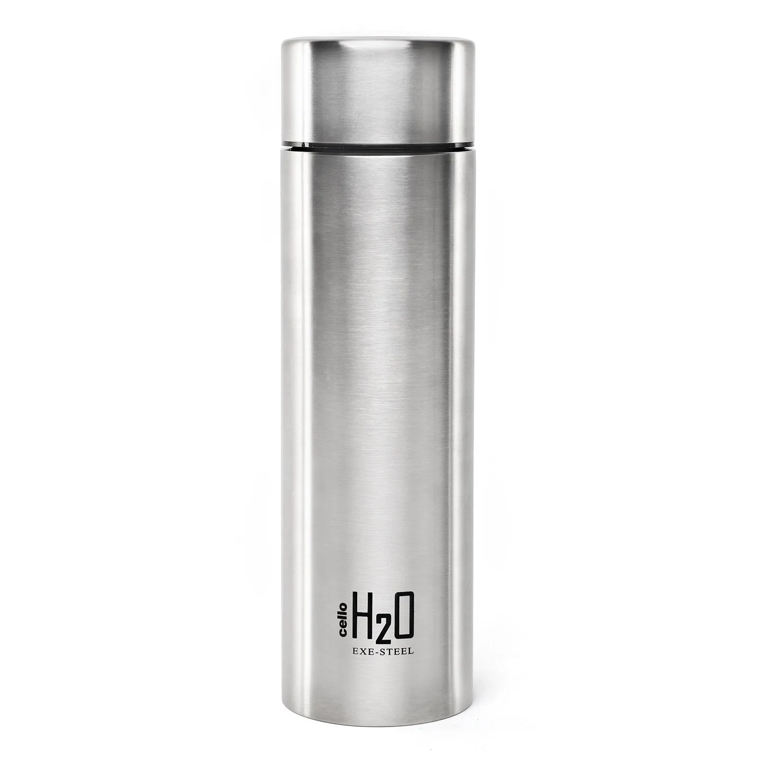 Cello H2O Stainless Steel Water Bottle, 1 Litre, Silver