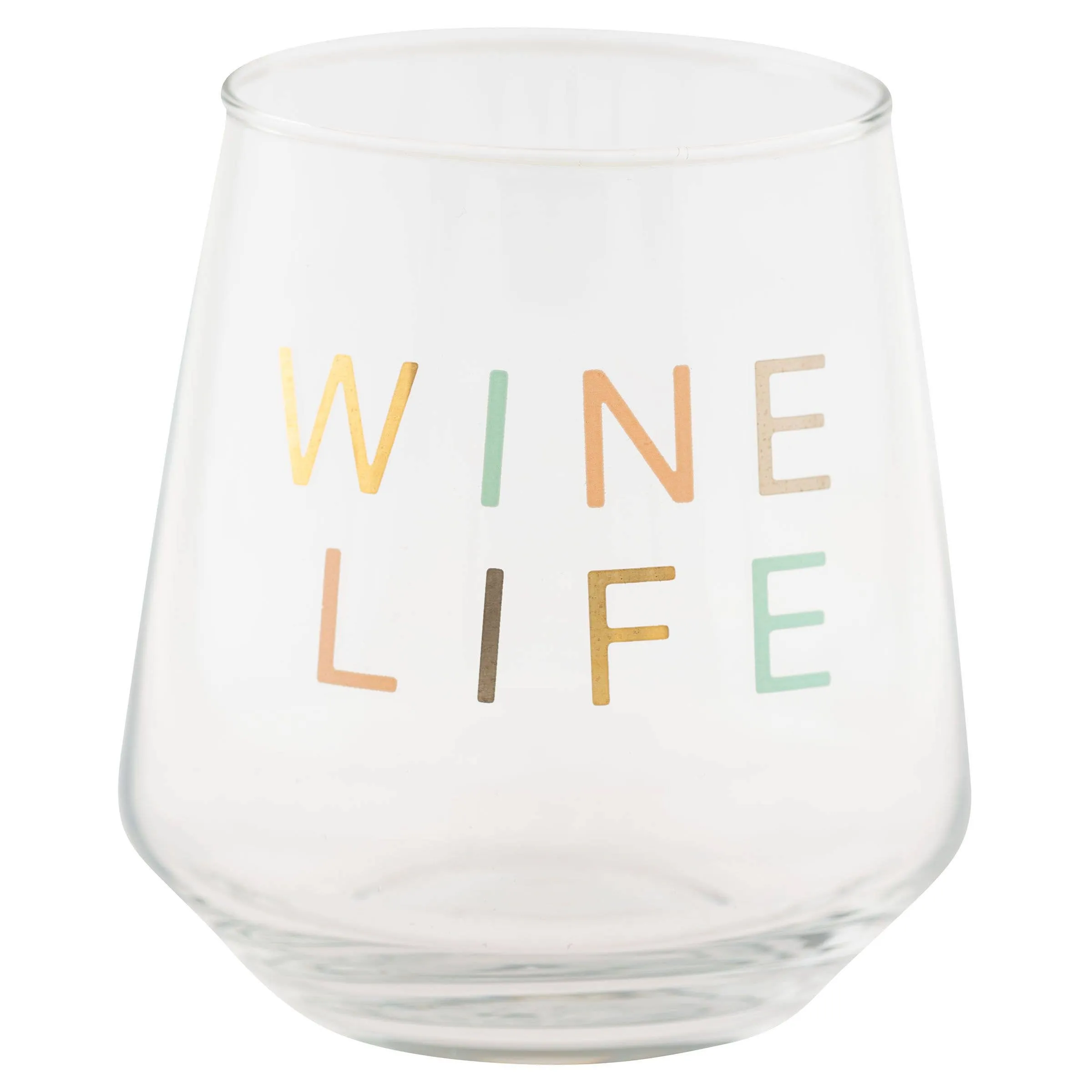 Chic Stemless Wine Glass