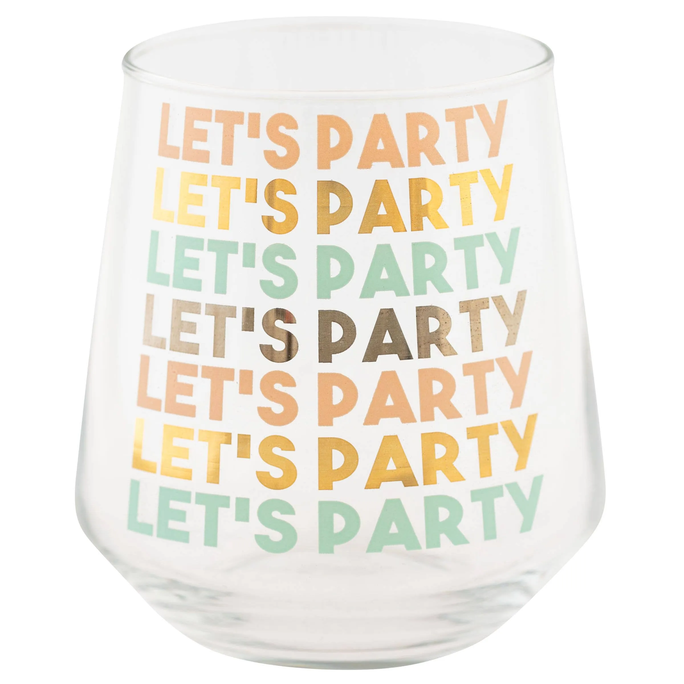 Chic Stemless Wine Glass