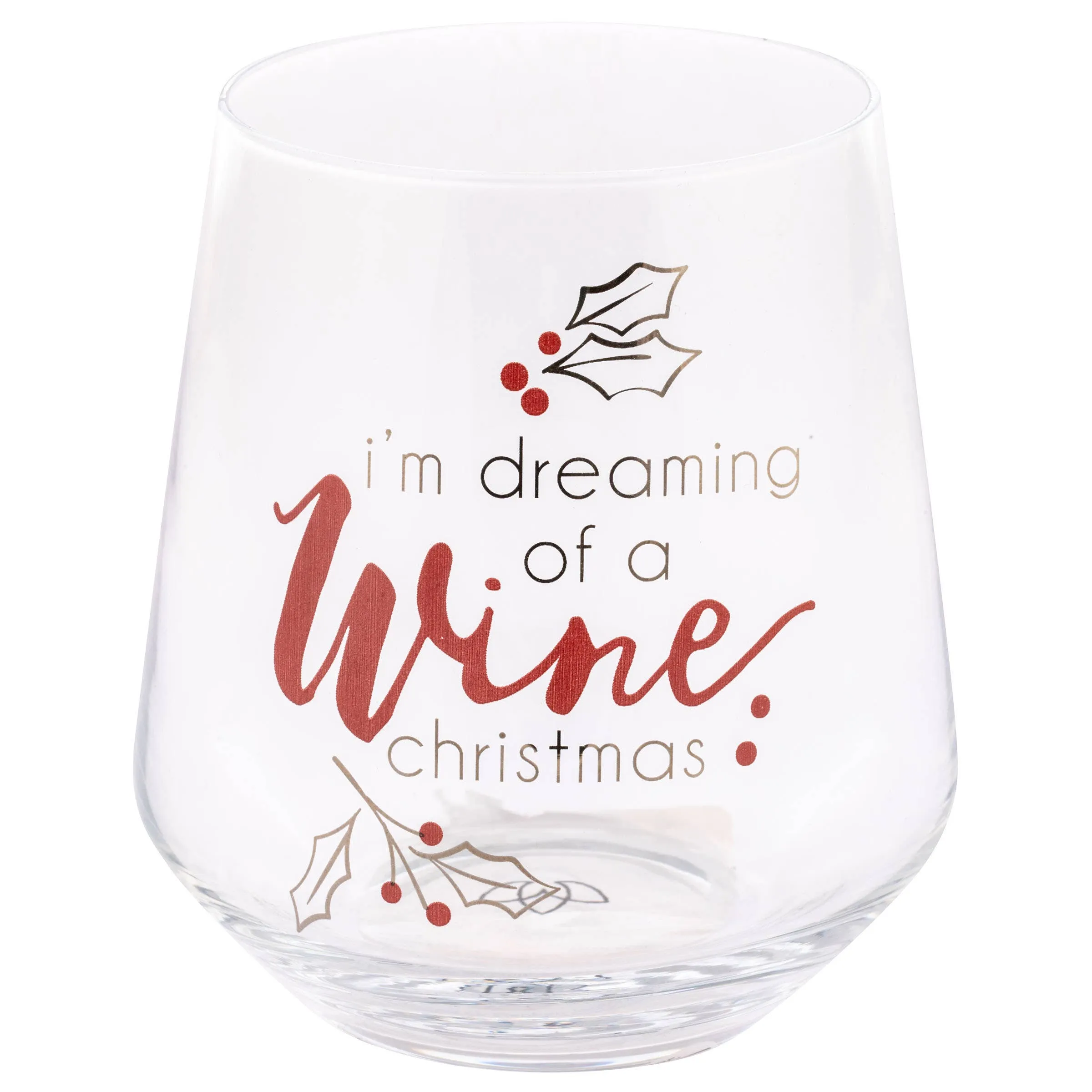 Chic Stemless Wine Glass