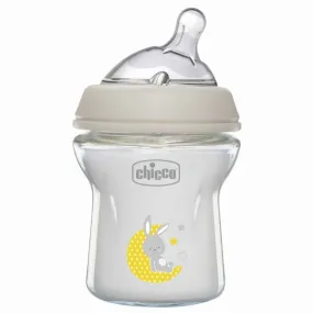 Chicco Natural Feeling Glass Bottle Slow Flow 0m 