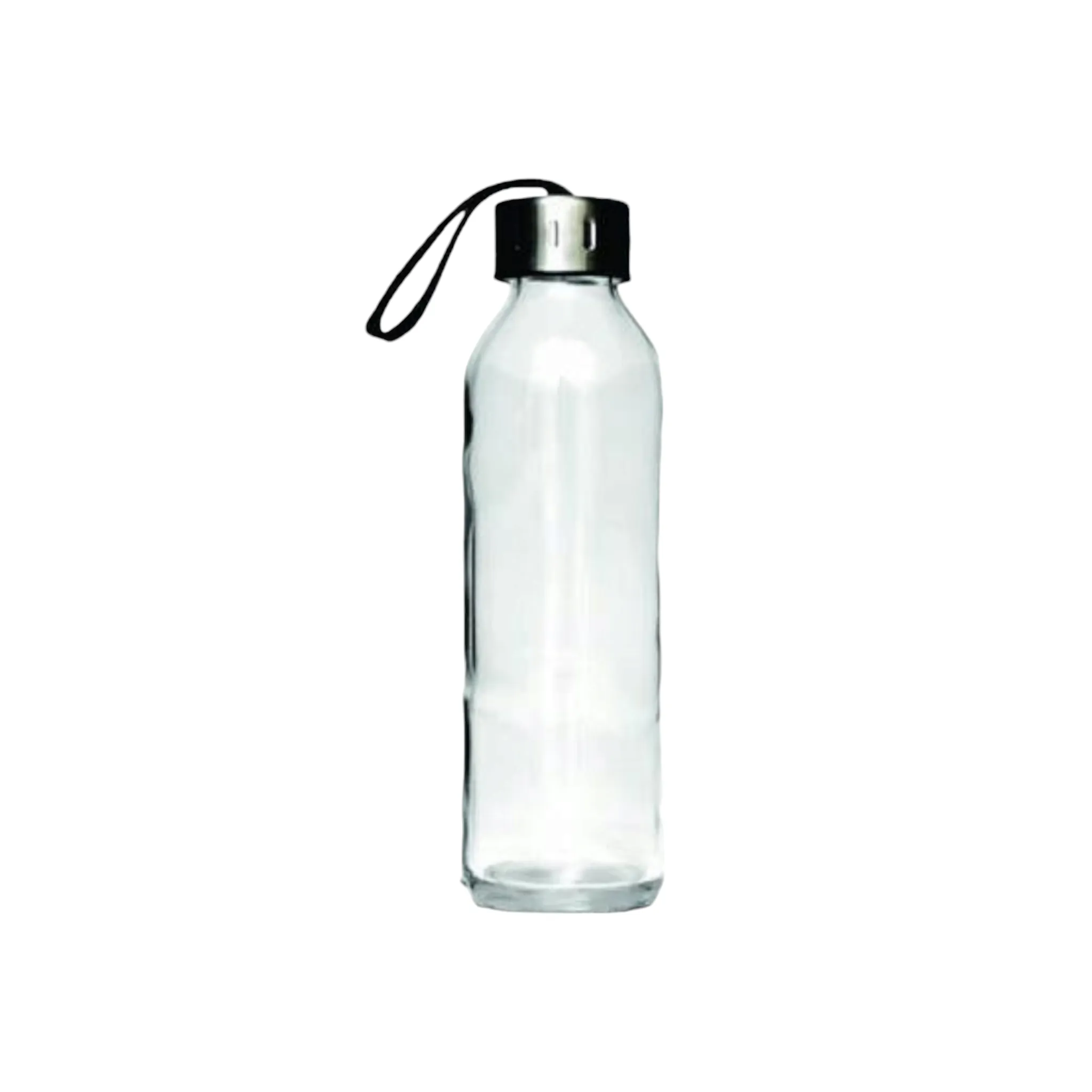 Consol Glass Drinking Bottle Slimline with Strap Lid 1pc 27334