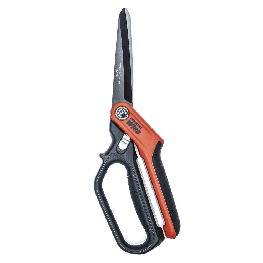 Crescent Wiss 11in Tradesman Shears Single Ring Heavy Duty Titanium Coated