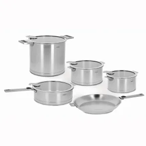 Cristel Strate Removable Handle - 13 Pc. Stainless Steel Cookware Set