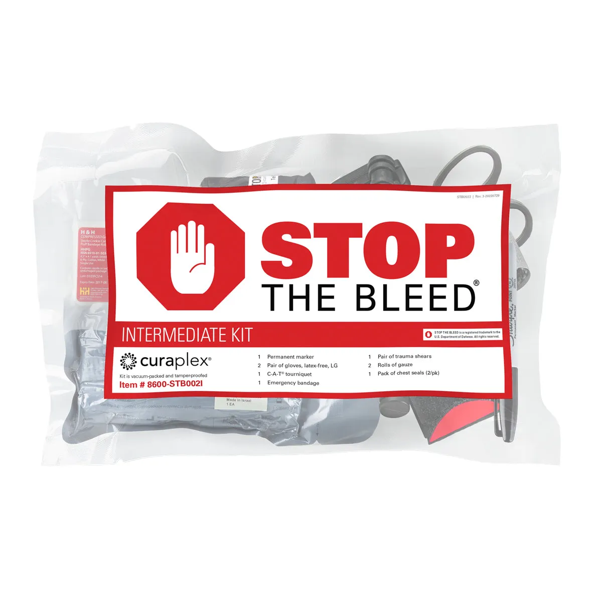 Curaplex Stop The Bleed Multi Pack Kit - Intermediate