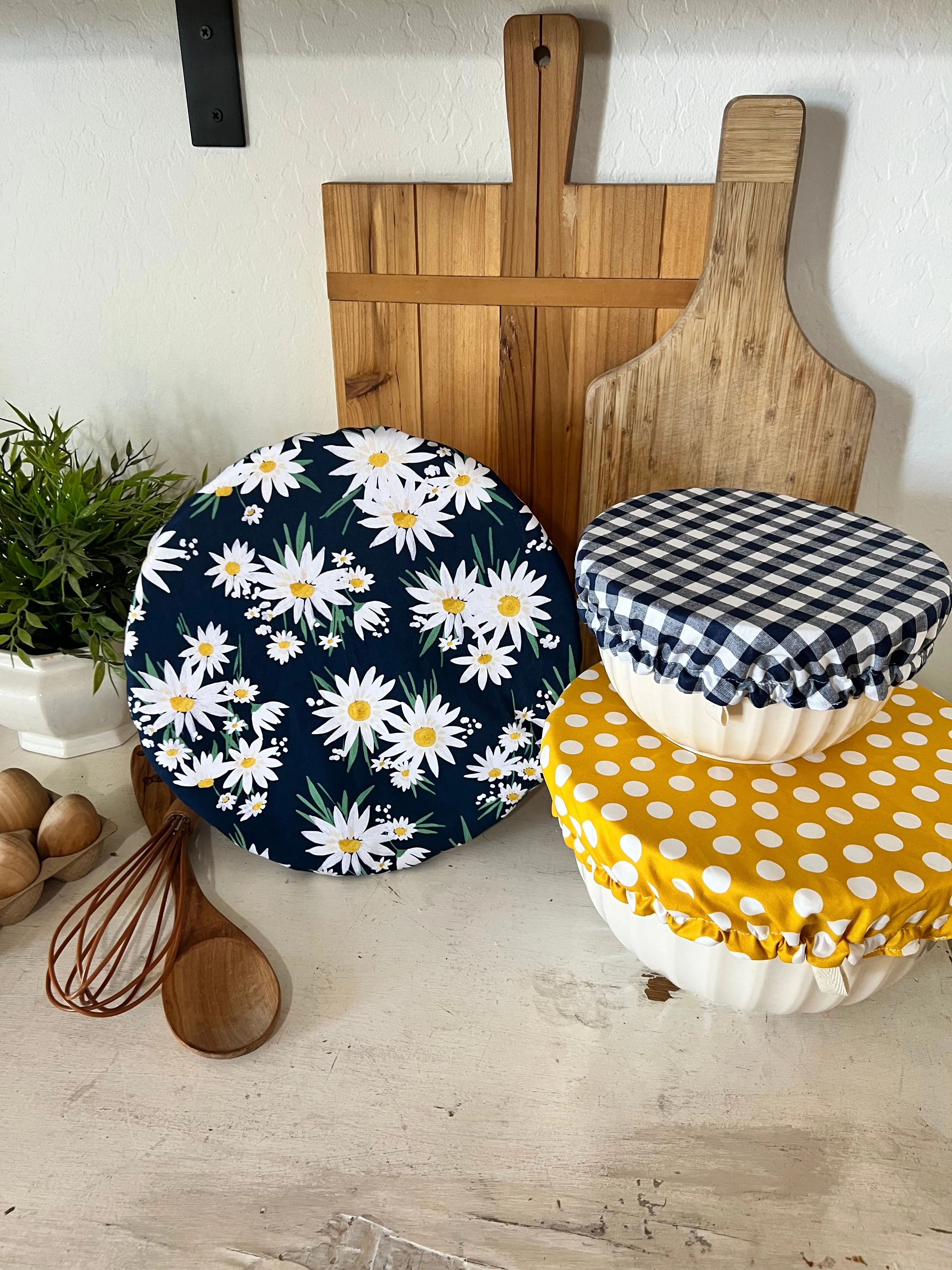 Daisy Bowl Cover Set