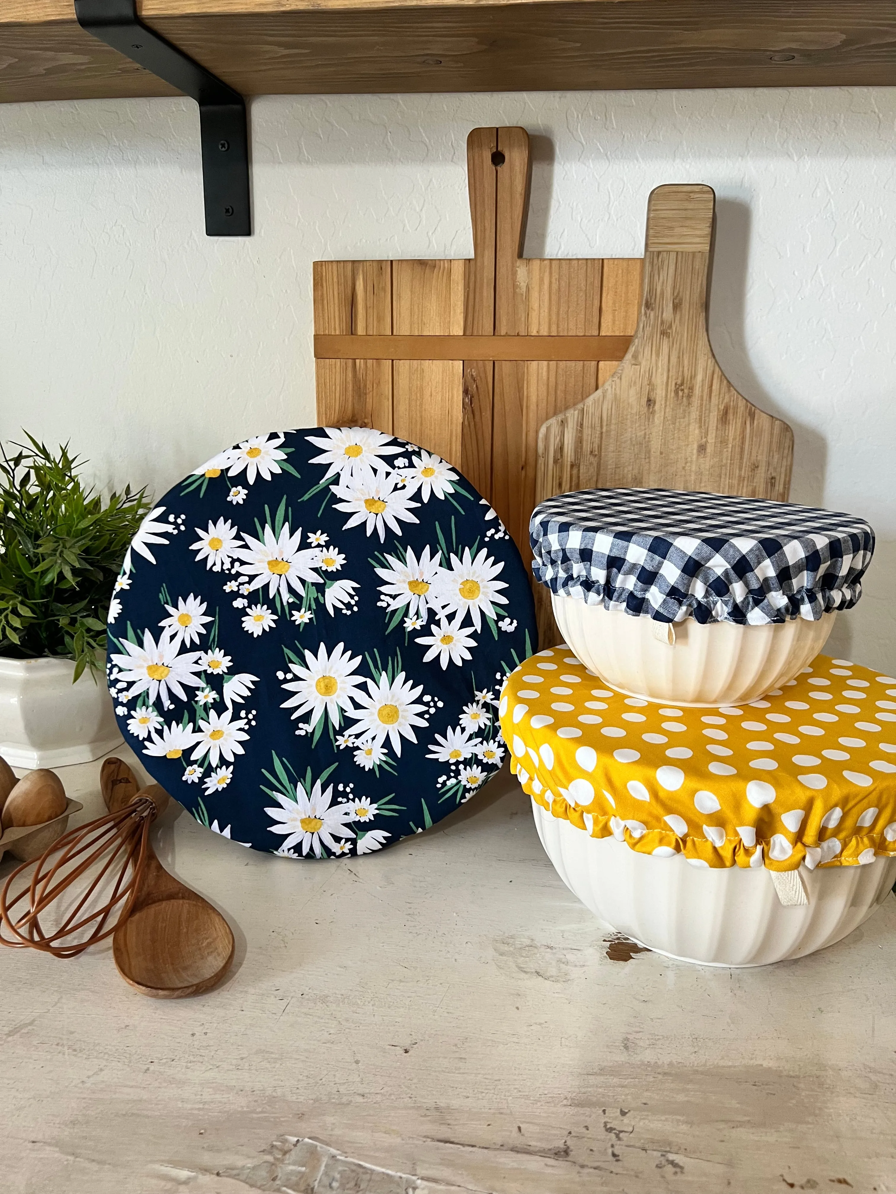 Daisy Bowl Cover Set