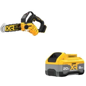 DeWalt DCCS623B 20V Max Pruning Chainsaw W/ FREE DCB2108 20V MAX 8Ah Battery