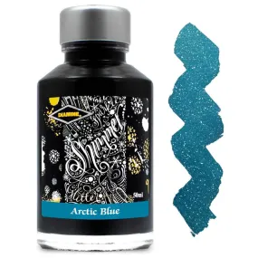 Diamine Fountain Pen Ink Bottle - Shimmer, Artic Blue, 50 ml | 9030