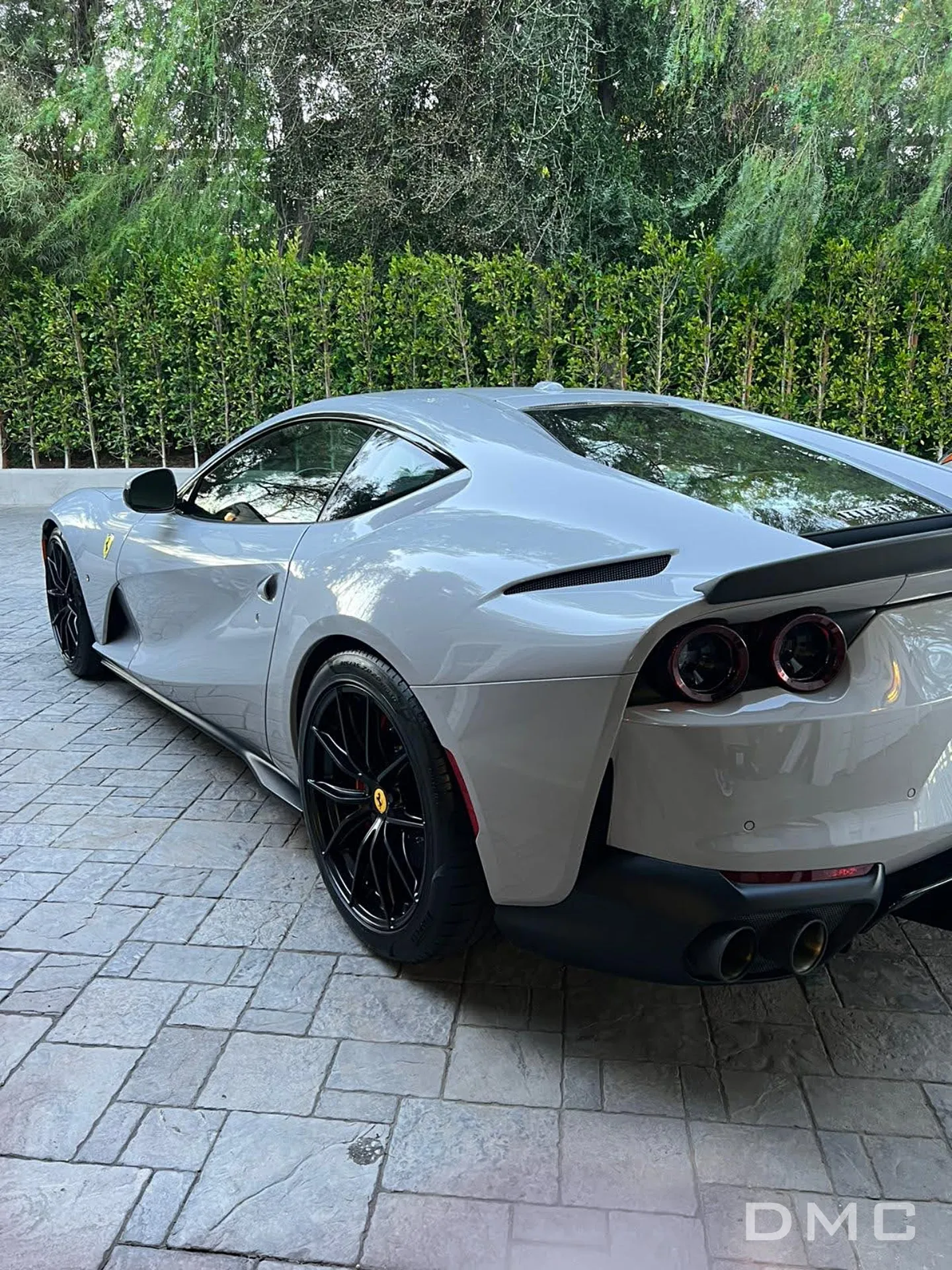 DMC Ferrari 812 SF : Carbon Fiber Rear Wing Spoiler: Fits OEM Superfast Trunk Boot in Competizione Lip Style