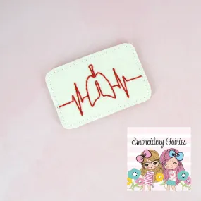 EKG Lungs Feltie File - Medical Feltie - Lungs Feltie - EKG Feltie - Machine Embroidery Design -  Embroidery Pattern