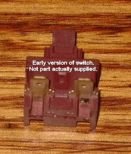 Electrolux Z1175, Vax VX72, VX75 Mains On-Off Switch - Part # 1050326030