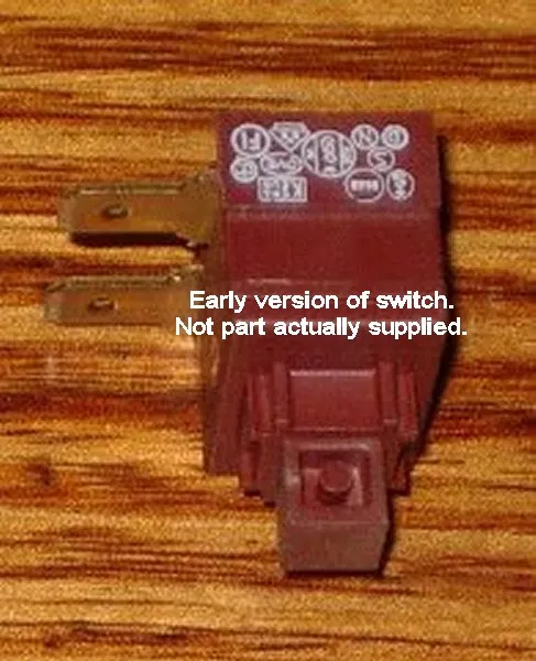 Electrolux Z1175, Vax VX72, VX75 Mains On-Off Switch - Part # 1050326030