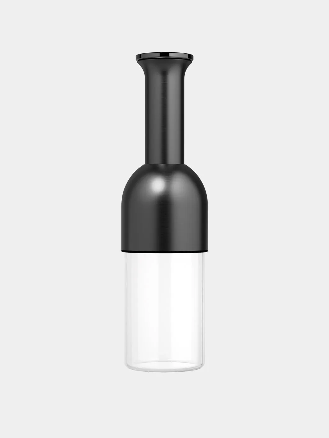 eto wine decanter in Graphite steel: satin finish