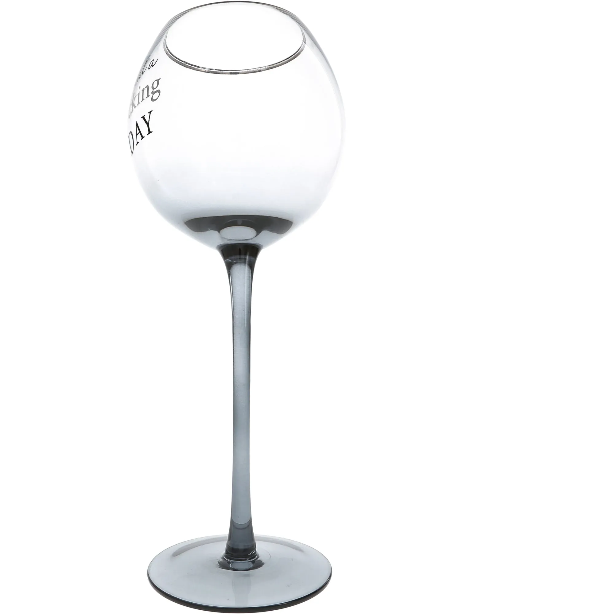 F*cking Day 11 oz Tipsy Stemmed Wine Glass